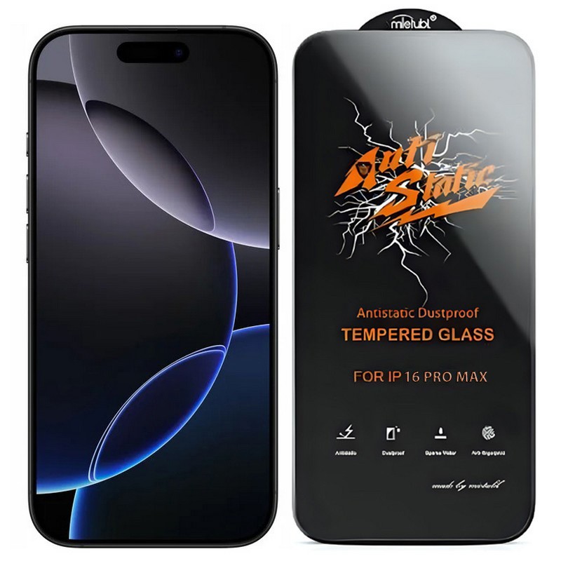 Защитное стекло для iPhone 16 Pro Max Mietubl, антистатик Защитное стекло для iPhone 16 Pro Max Mietubl, антистатик