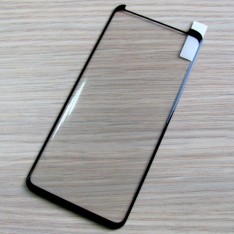 Защитное стекло на весь экран для Samsung S8 с полной проклейкой, 5D, черный цвет
