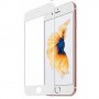 Защитное стекло на весь экран для Apple iPhone 6 Plus с полной проклейкой, белый цвет
