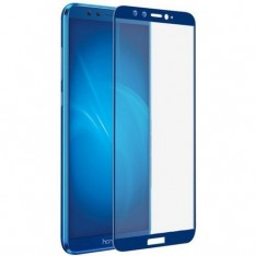 Защитное стекло на весь экран для Huawei Honor 9 с цветной рамкой, синий цвет