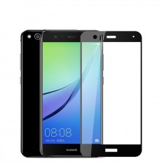 Защитное стекло для Huawei P10 lite Shemax на весь экран с полной проклейкой противоударное, цвет чёрный