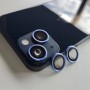 Защитное стекло на линзы камер Apple iPhone 14 / 14 Plus, Weaddu, синий