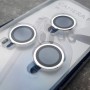 Защитное стекло на линзы камер Apple iPhone 14 Pro / 14 Pro Max, Weaddu, серебро