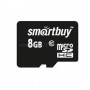 SmartBuy microSDHC 8Gb class 4 с адаптером карта памяти