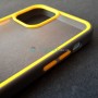 Прозрачный чехол для Apple iPhone 12 / 12 Pro (6.1) X-Level Colorful, желтые грани