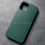 Силиконовый чехол для Apple iPhone 12 / 12 Pro (6.1) X-Level Dynamic, темно-зеленый