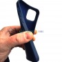 Силиконовый чехол для Apple iPhone 12 / 12 Pro (6.1) X-Level Dynamic, темно-синий