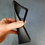 Черный, матовый силиконовый чехол для Samsung A72 X-Level Guardian