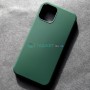 Силиконовый чехол для Apple iPhone 12 / 12 Pro (6.1) X-Level Magic, темно-зеленый