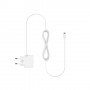 Ainy EA-H013 с кабелем для Apple + USB 2.0A, сетевое зарядное для телефона, цвет белый