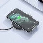 Беспроводное сетевое зарядное Baseus WXGD-01 Jelly wireless charger 15W Black Беспроводное сетевое зарядное Baseus WXGD-01 Jelly wireless charger 15W Black