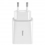Зарядка 20W Baseus Speed Mini Quick Charger, белый