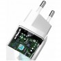 Зарядка на Айфон Baseus GaN2 Lite Quick Charger C+C 65W EU, белый