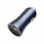 Зарядка для iPad, iPhone в машину Baseus CGJM000113 Golden Contactor Max Dual Fast Charger 60W