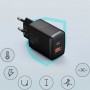 Быстрая зарядка 20W/ Блок USB + Type-C, Baseus CCXJ-B01, черный