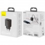Быстрая зарядка 20W/ Блок USB + Type-C, Baseus CCXJ-B01, черный