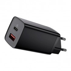 Зарядка Baseus CCGAN2L-B01 GaN2 Lite Quick Charger Type-C+USB 65W Black