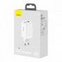Мощная зарядка на 3 порта 65W Baseus GaN3 Pro Fast Charger, белый