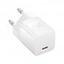 Зарядный блок 30w  Baseus GaN5 Fast Charger (mini), порт Type-C, белый