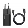 Блок зарядки + кабель Type-C- Type-C Baseus TZCCSUP-L01 Super Si Quick Charger 25W