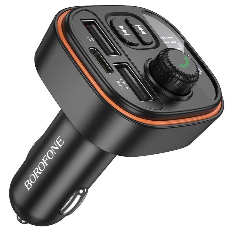 FM модулятор / зарядка в машину Borofone BC59 (Type-C и USB порт) FM модулятор / зарядка в машину Borofone BC59 (Type-C и USB порт)