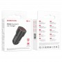 Зарядка для телефона в машину 2 USB Borofone BZ19, черный Зарядка для телефона в машину 2 USB Borofone BZ19, черный