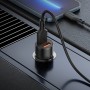 Зарядка для iPhone в машину 2 USB Borofone BZ19 / с кабелем Lightning