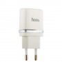 Сетевое зарядное устройство Apple lightning USB для сотового телефона Hoco C11, 1A, цвет белый