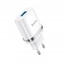 USB зарядное устройство Hoco N1, белый