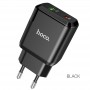 Быстрая зарядка для телефона / блок PD (Type-C) QC3.0 (USB)  Hoco N5, черный