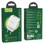 Быстрая зарядка для телефона / блок PD (Type-C) QC3.0 (USB)  Hoco N5, белый