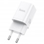 Сетевое зарядное Hoco N13 PD 30W + USB QC3.0, белый