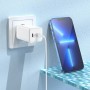 Быстрая зарядка для Iphone 14, Hoco N23, белый