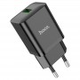 Сетевое зарядное Hoco N26 USB QC3.0, черный