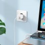 Сетевое зарядное Hoco N26 USB QC3.0, с кабелем Type-C, черный