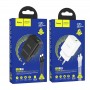 Зарядное устройство USB QC /PD 20W + кабель Type C , Hoco N28 черный