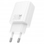 Сетевое зарядное Hoco N63 PD 30W, белый