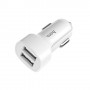 Hoco Z2A two-port car charger 12-24V автомобильное зарядное устройство для телефонов и планшетов 2,4A, цвет белый