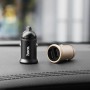 USB зарядка в машину, 2 USB порта, Hoco Z30, черный