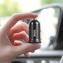 USB зарядка в машину, 2 USB порта, Hoco Z30, черный