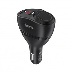 Автомобильное зарядное устройство Hoco Z34, двойной USB выход, цвет чёрный