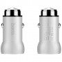Hoco Z4 QC 2.0 12-24V автомобильное зарядное устройство для телефонов и планшетов 2.1A, серый