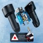 Быстрая зарядка в автомобиль / JoyRoom JR-CCD01 53W Dual-Port (A+C) Digital Display Car Charger
