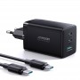Сетевое зарядное JoyRoom GaN Ultra JR-TCG01 65W 2C1A Fast Charger EU