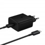 Зарядное устройство для телефона, Samsung EP-TA845XBEGRU с кабелем Type-C, черный