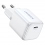 Сетевое зарядное UGREEN CD318-15324, Nexode 20W USB-C PD GaN Fast Charger White