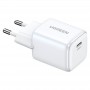 Сетевое зарядное UGREEN CD318-15324, Nexode 20W USB-C PD GaN Fast Charger White