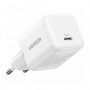 Сетевое зарядное UGREEN X513 Mini GaN 30W 1xUSB-C White, комплект с кабелем Type-C