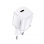 зарядка для iphone 12 USAMS US-CC124 T36 1 Type-C PD 3.0, 20W, белый