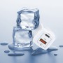 Быстрая зарядка USB USAMS  T37, 20W, белый